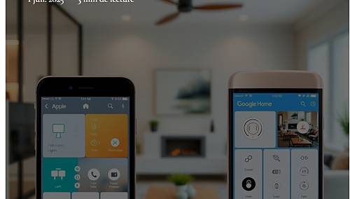 Apple Home vs Google Home : deux visions d’une maison connectée intelligente et unifiée…