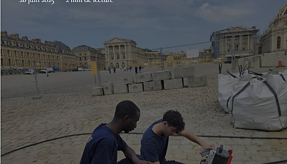Équipe d’électriciens CIDE sur un chantier